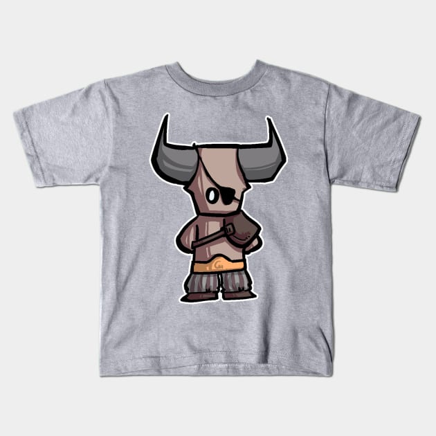 Iron Bull chibi Kids T-Shirt by ArryDesign